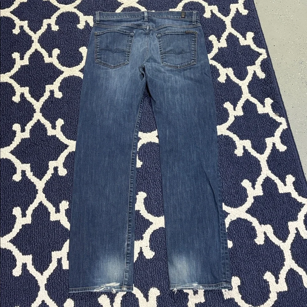 7 For All Mankind Standard Classic Mens Jeans sz 33 - Picture 8 of 9